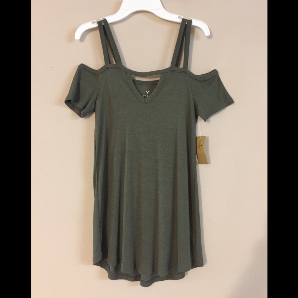 American Eagle green tank- size S- never worn NWT